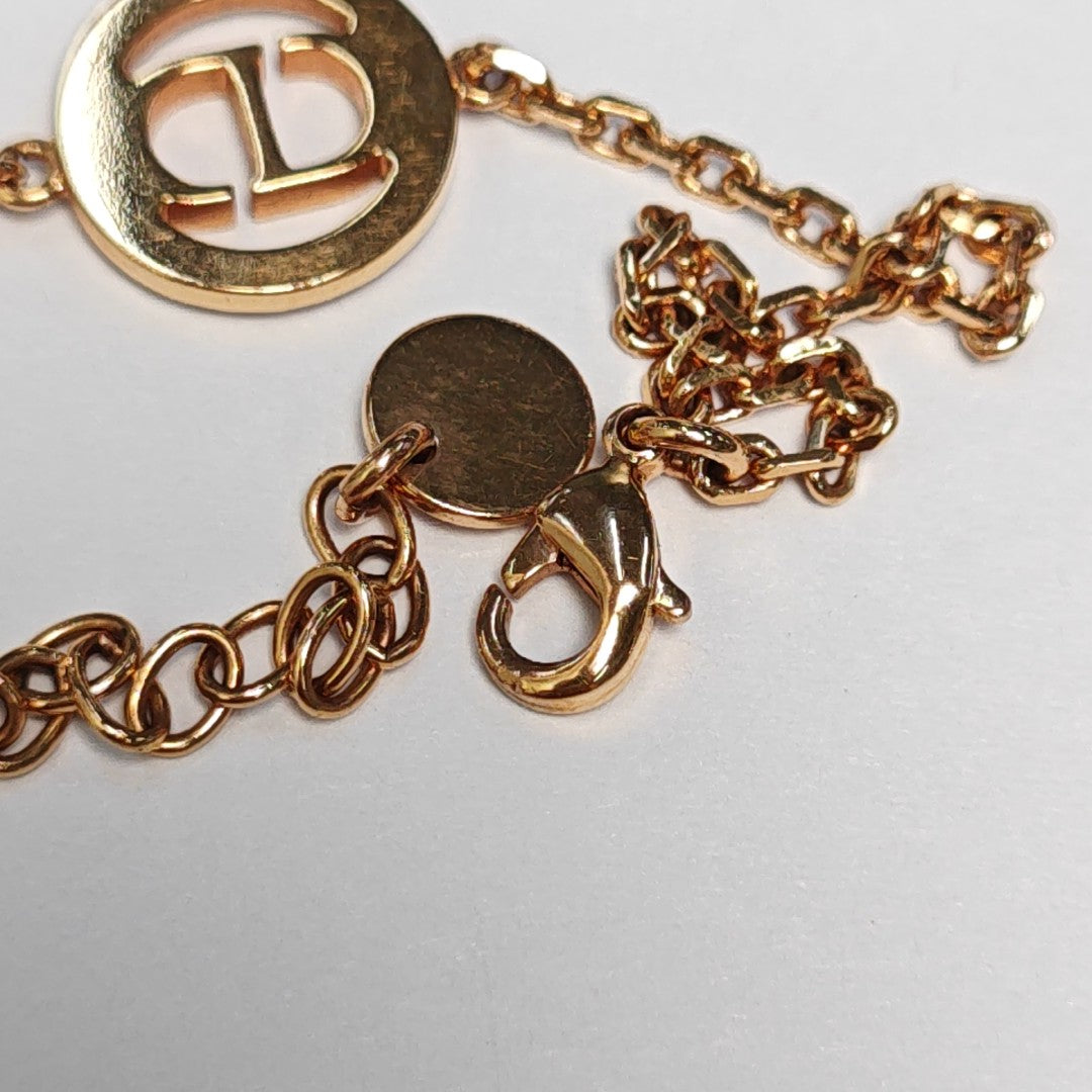 Petit CD Metal Rose Gold Bracelet