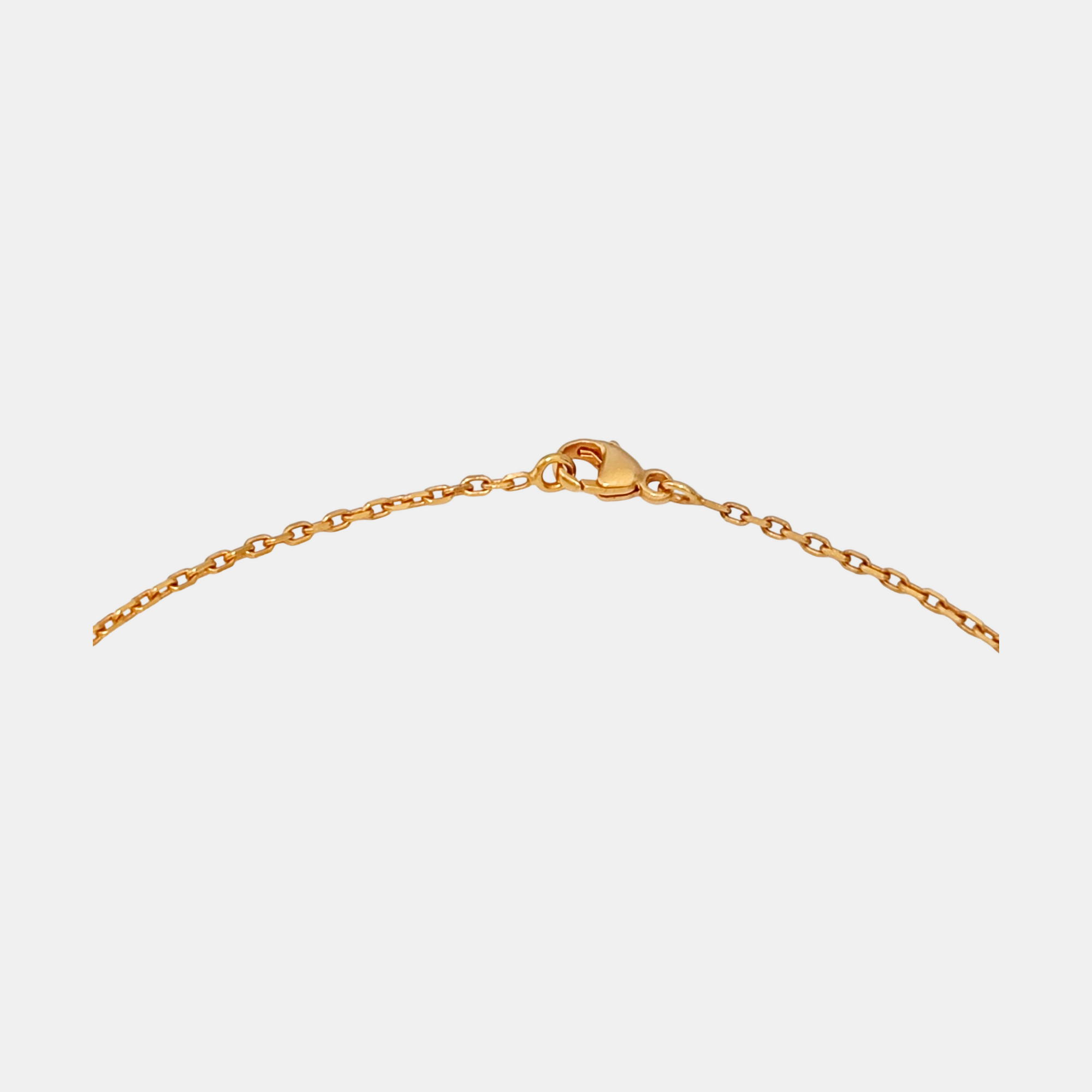 Pop H Metal Rose Gold Necklace