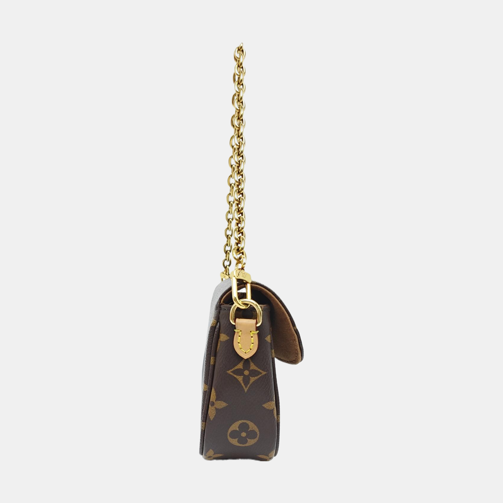 IVY Monogram Coated Canvas Brown