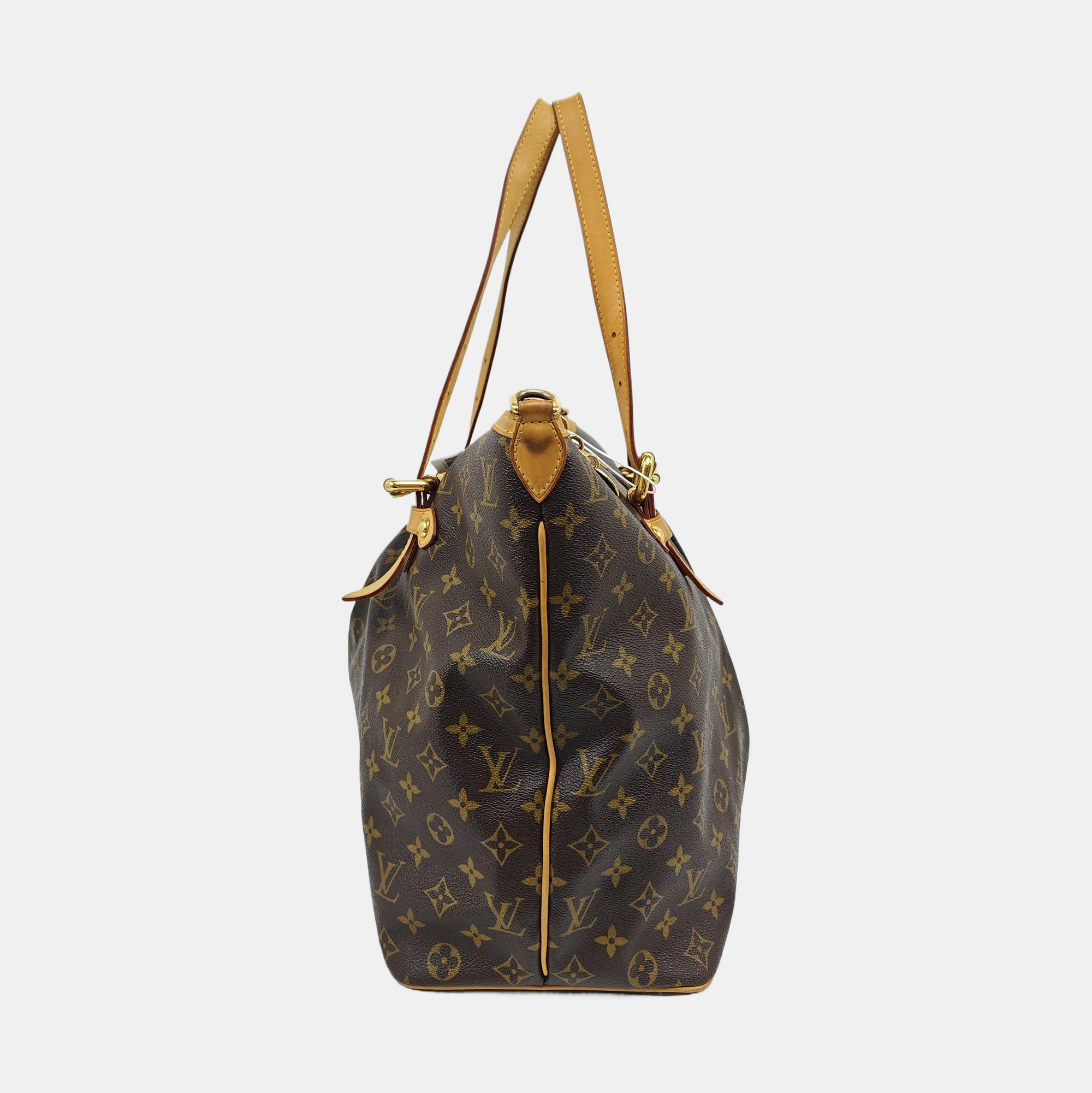 PALERMO GM Monogram Coated Canvas Brown