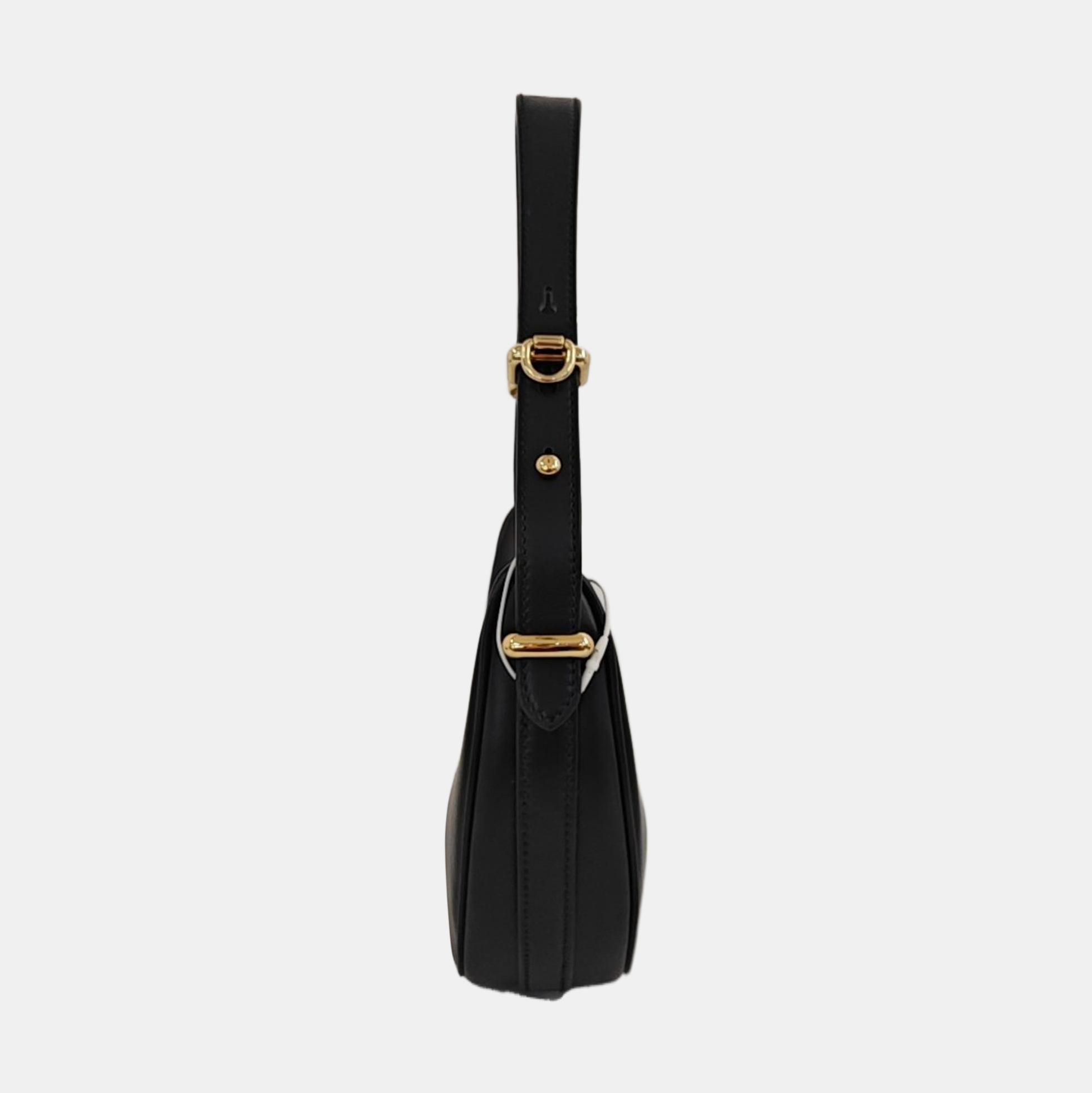 Calfskin Shoulder Bag Black