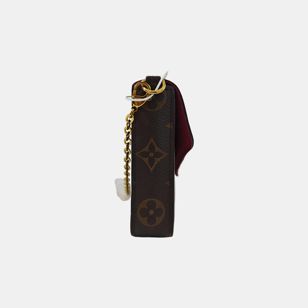 FÉLICIE Monogram Coated Canvas Brown