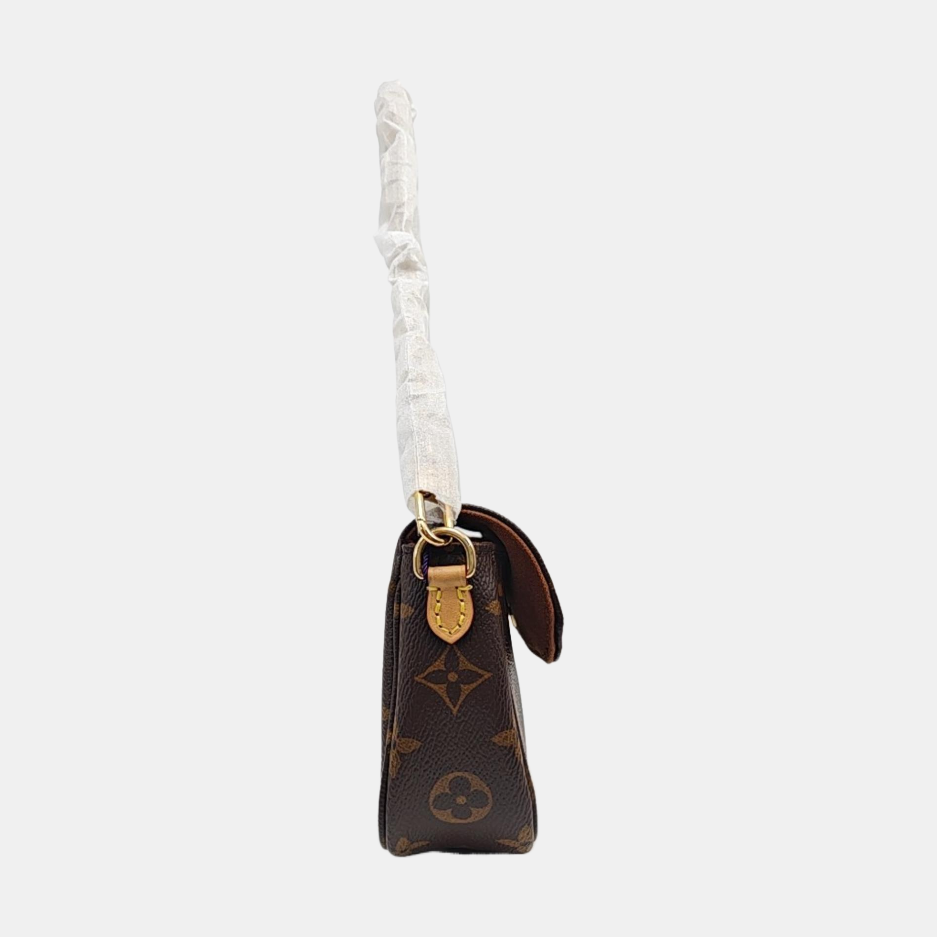 IVY Monogram Coated Canvas Brown