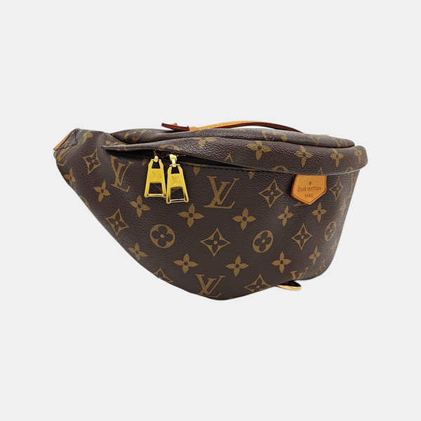 BUMBAG Monogram Coated Canvas Brown