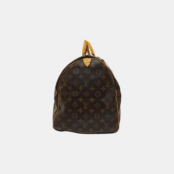 SAC SOUPLE 55 Monogram Coated Canvas Brown