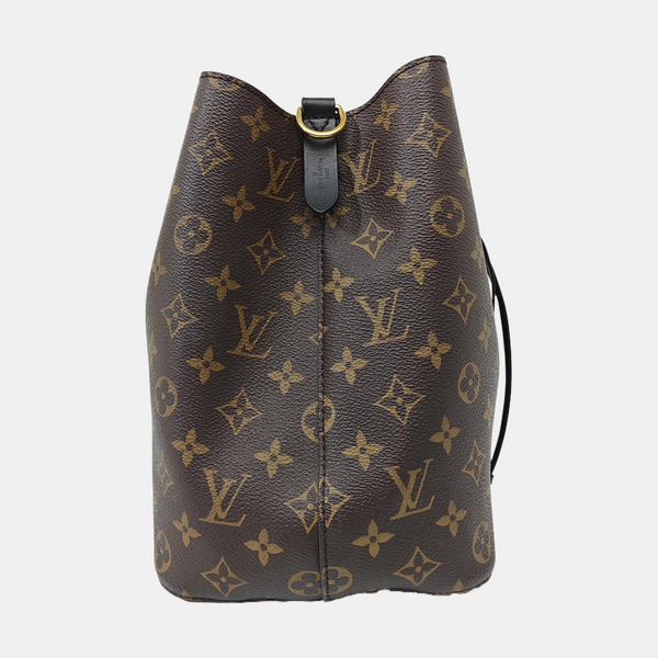 NÉONOÉ MM Monogram Coated Canvas Brown