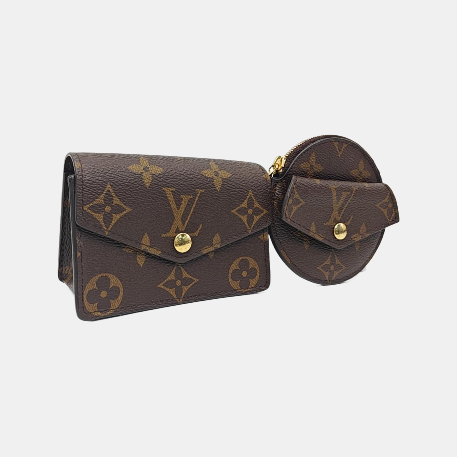 CEINTURE DAILY Monogram Coated Canvas Brown