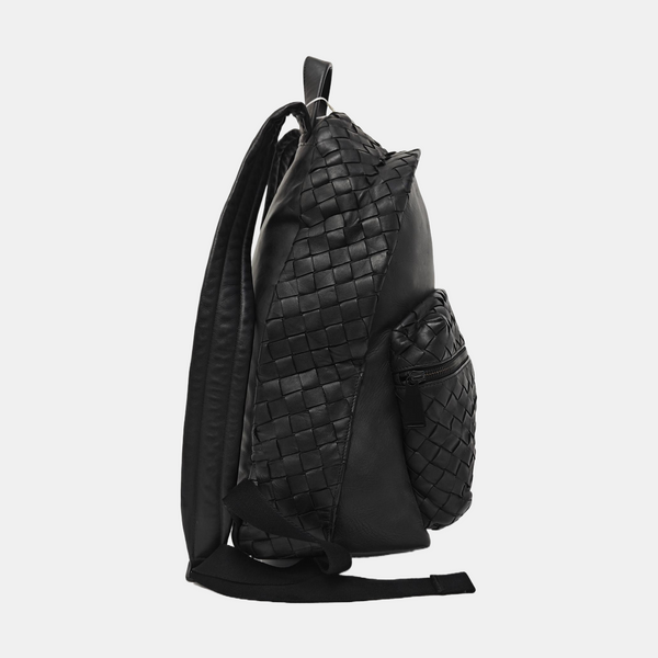 Calfskin Backpack Medium Black