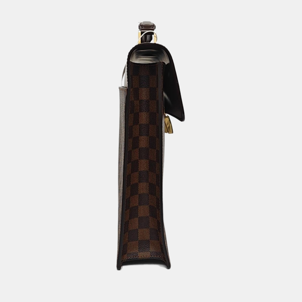 ALTONA PM Damier Ebene Coated Canvas Brown