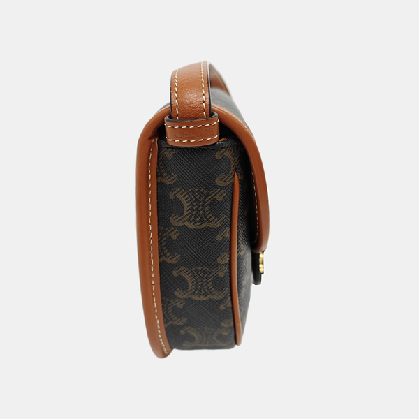 BESACE Mini Coated Canvas Brown