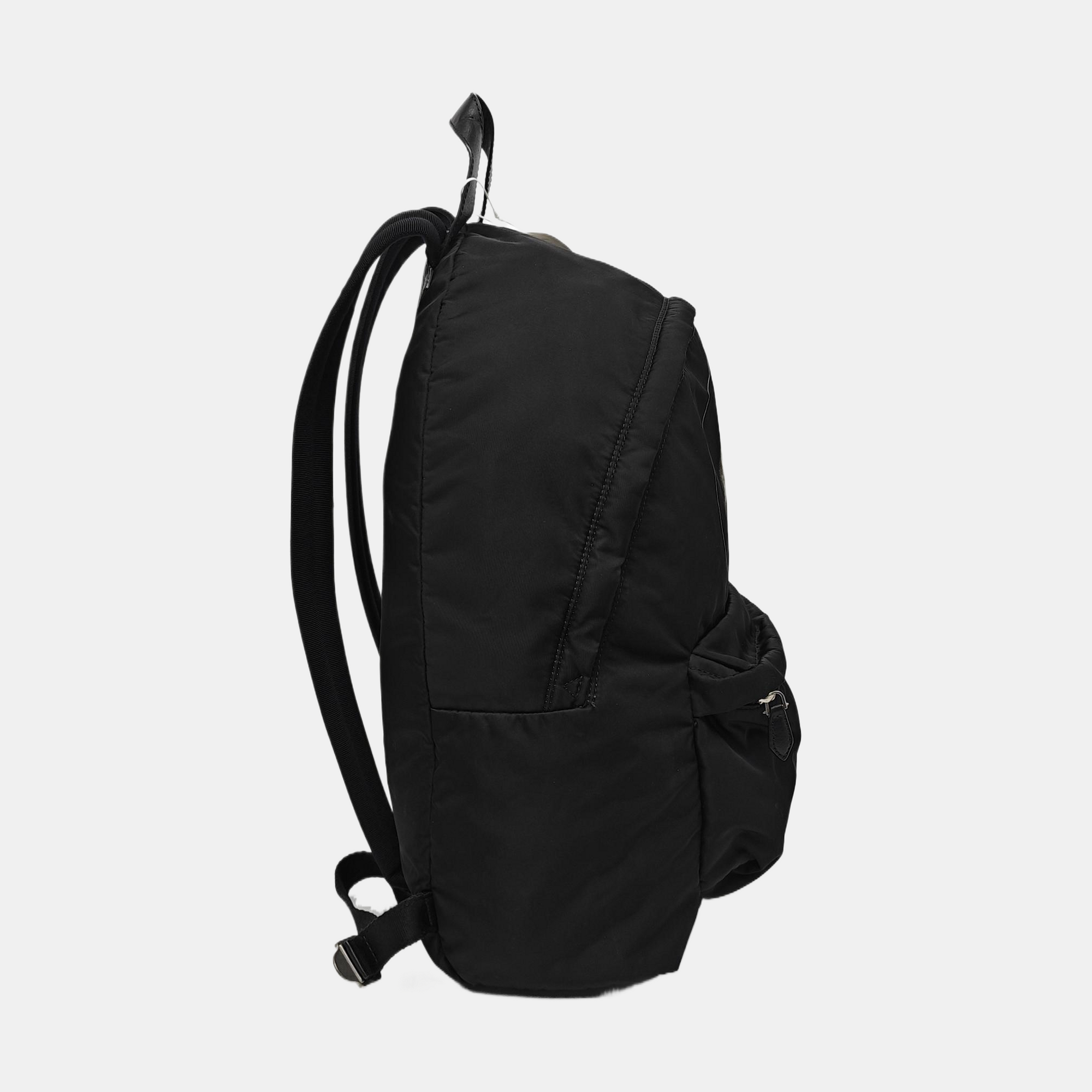Nylon Backpack Black