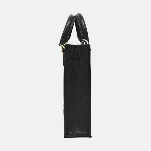 SAC PLAT Mini Monogram Calfskin Black