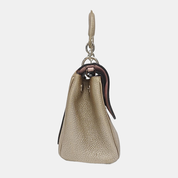 Authenticated pre-owned  Be Dior Calfskin Beige - Shoulder Bag at Looply
