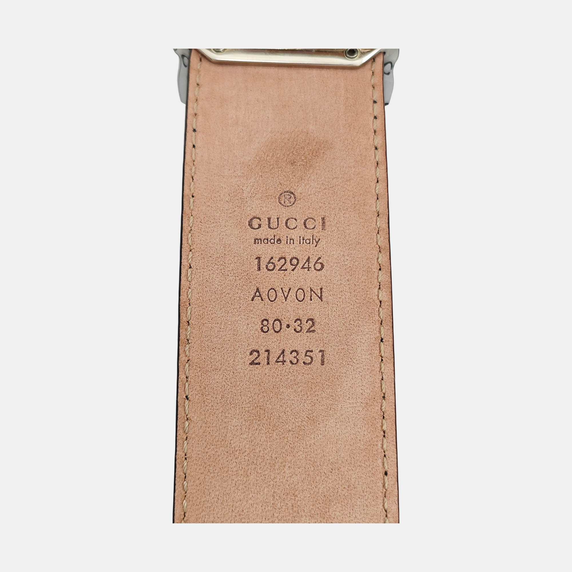 Leather Belt Blue