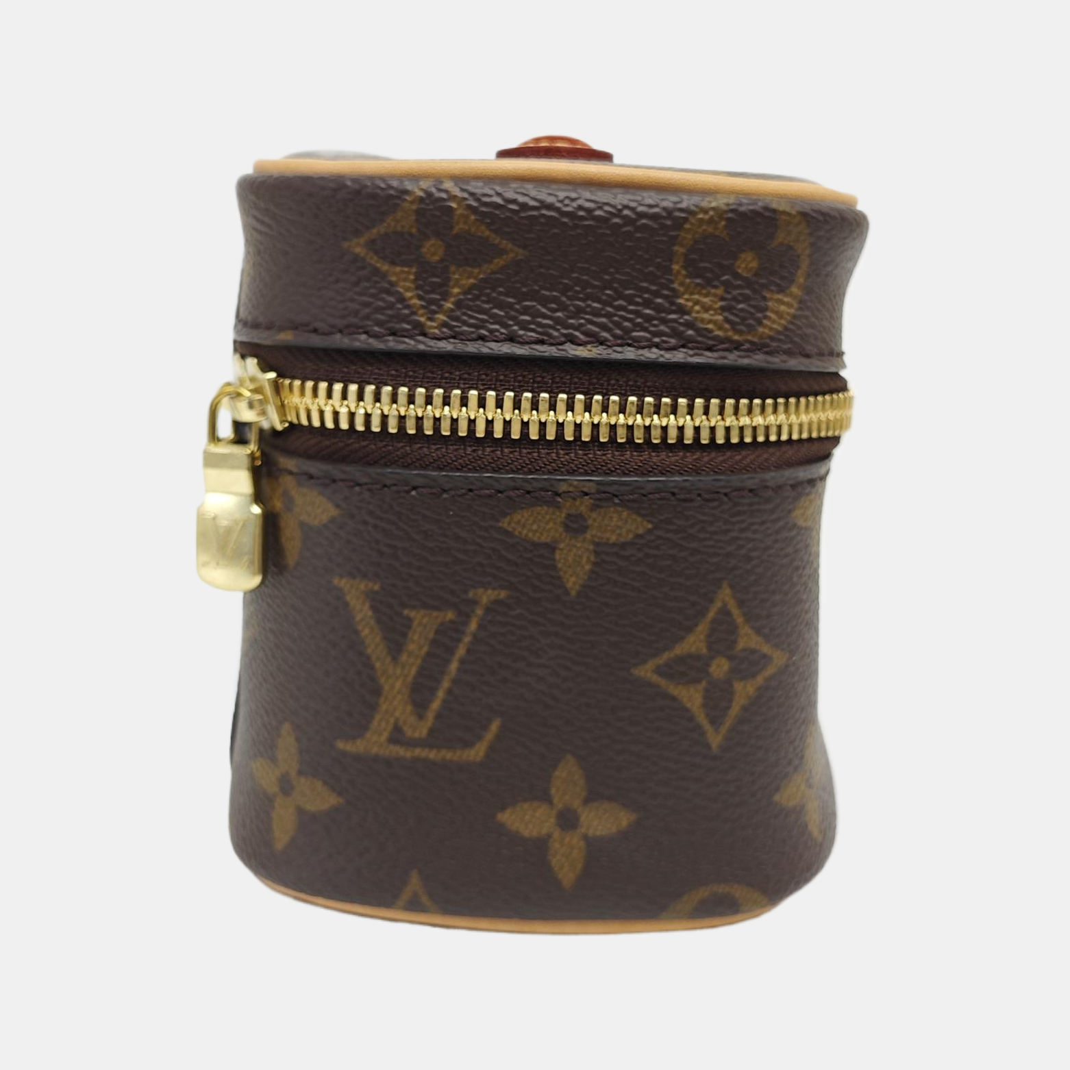 NICE Super Mini Monogram Coated Canvas Brown