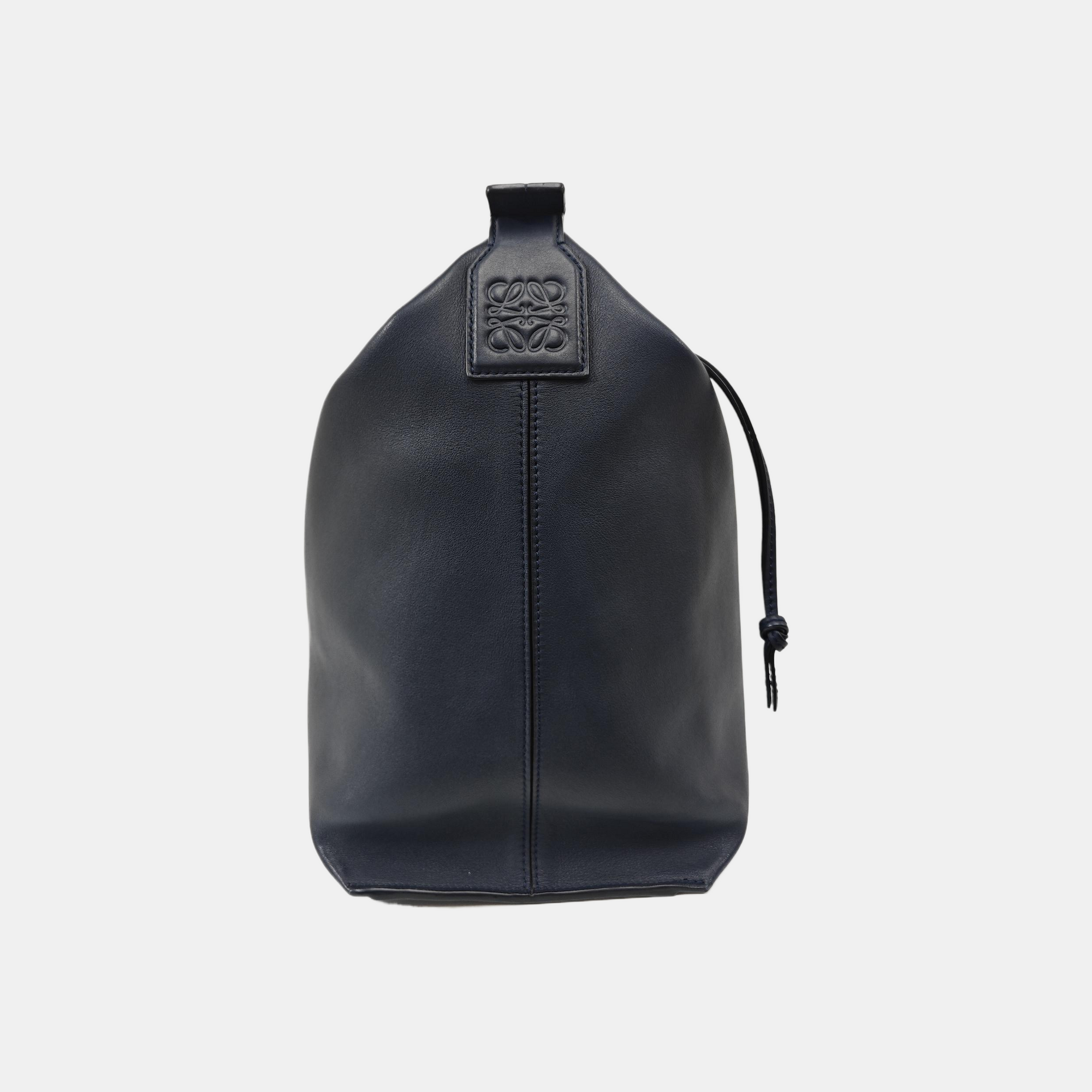 Calfskin Shoulder Bag Blue