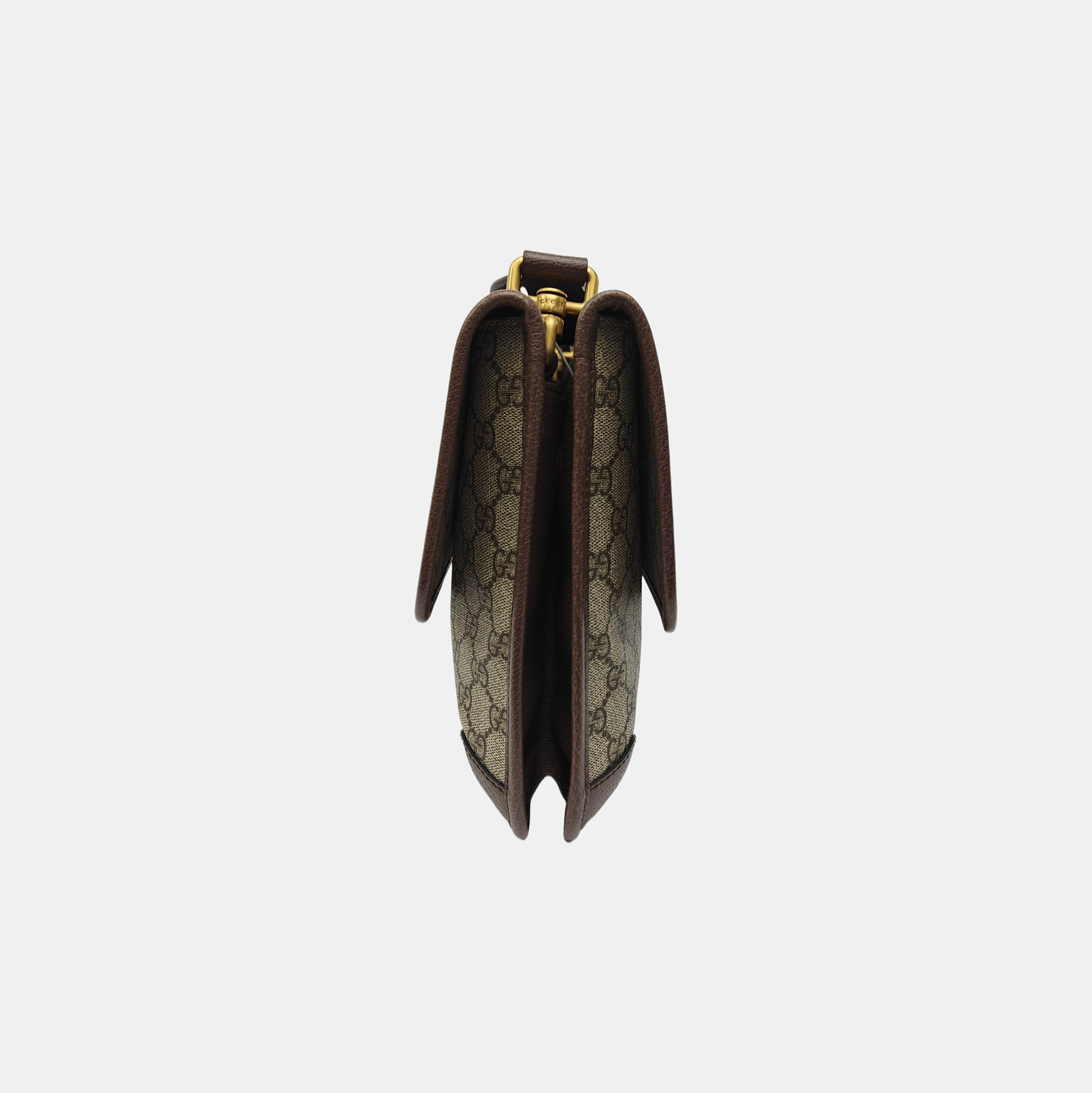 Neo Vintage Large Monogram Coated Canvas Brown