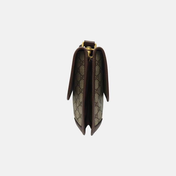 Neo Vintage Large Monogram Coated Canvas Brown
