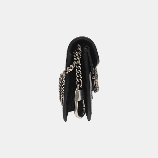 Authenticated pre-owned  Dionysus Super Mini Monogram Denim Black - Shoulder Bag at Looply