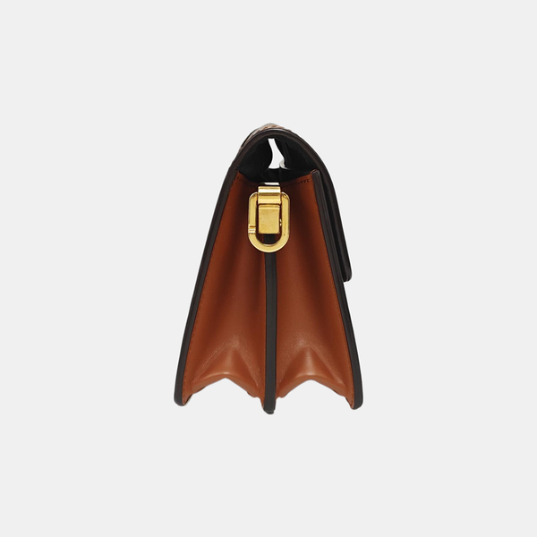 DAUPHINE Mini Monogram Coated Canvas Brown