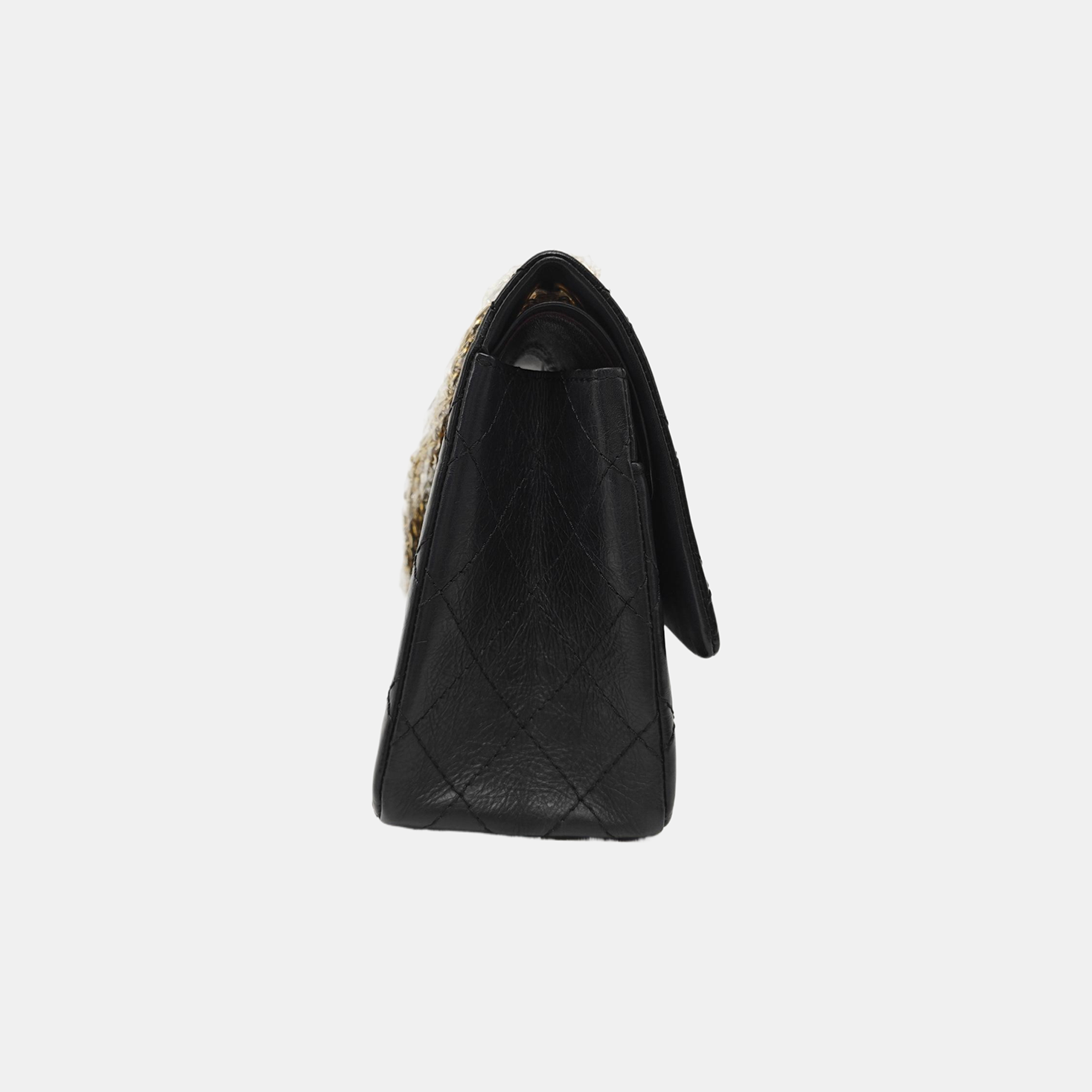 2.55 227 (jumbo) Quilted Calfskin Black