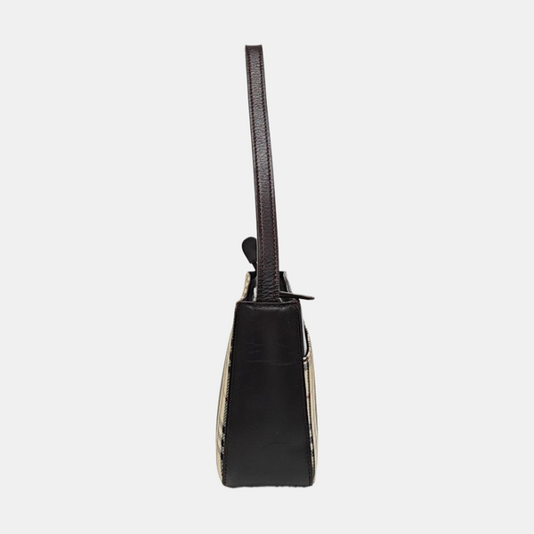 Canvas Top Handle Bag Beige