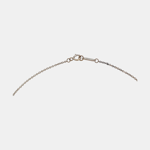 Tiffany Keys 18k White Gold Silver Necklace