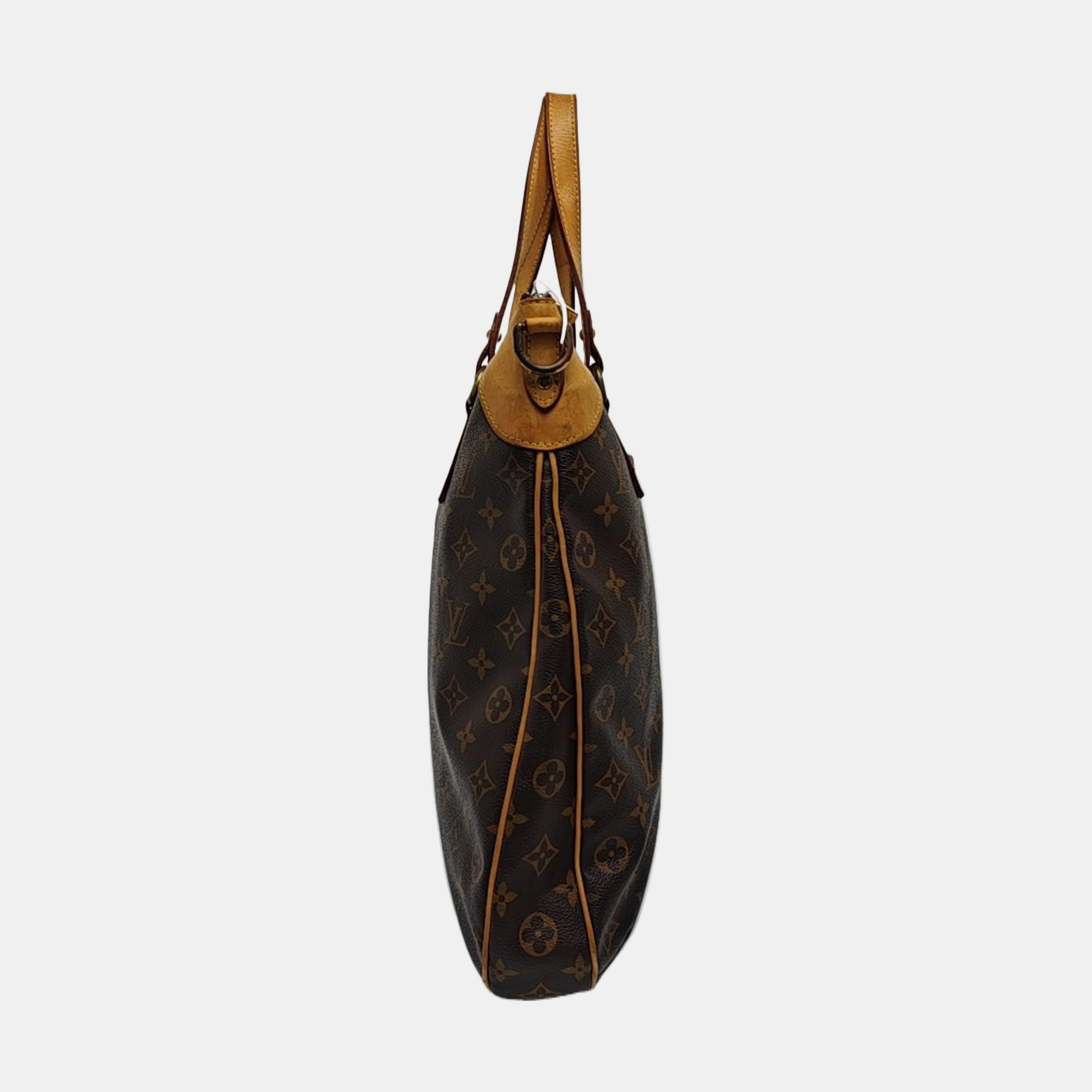 ODEON GM Monogram Coated Canvas Brown