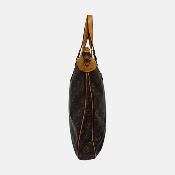 ODEON GM Monogram Coated Canvas Brown