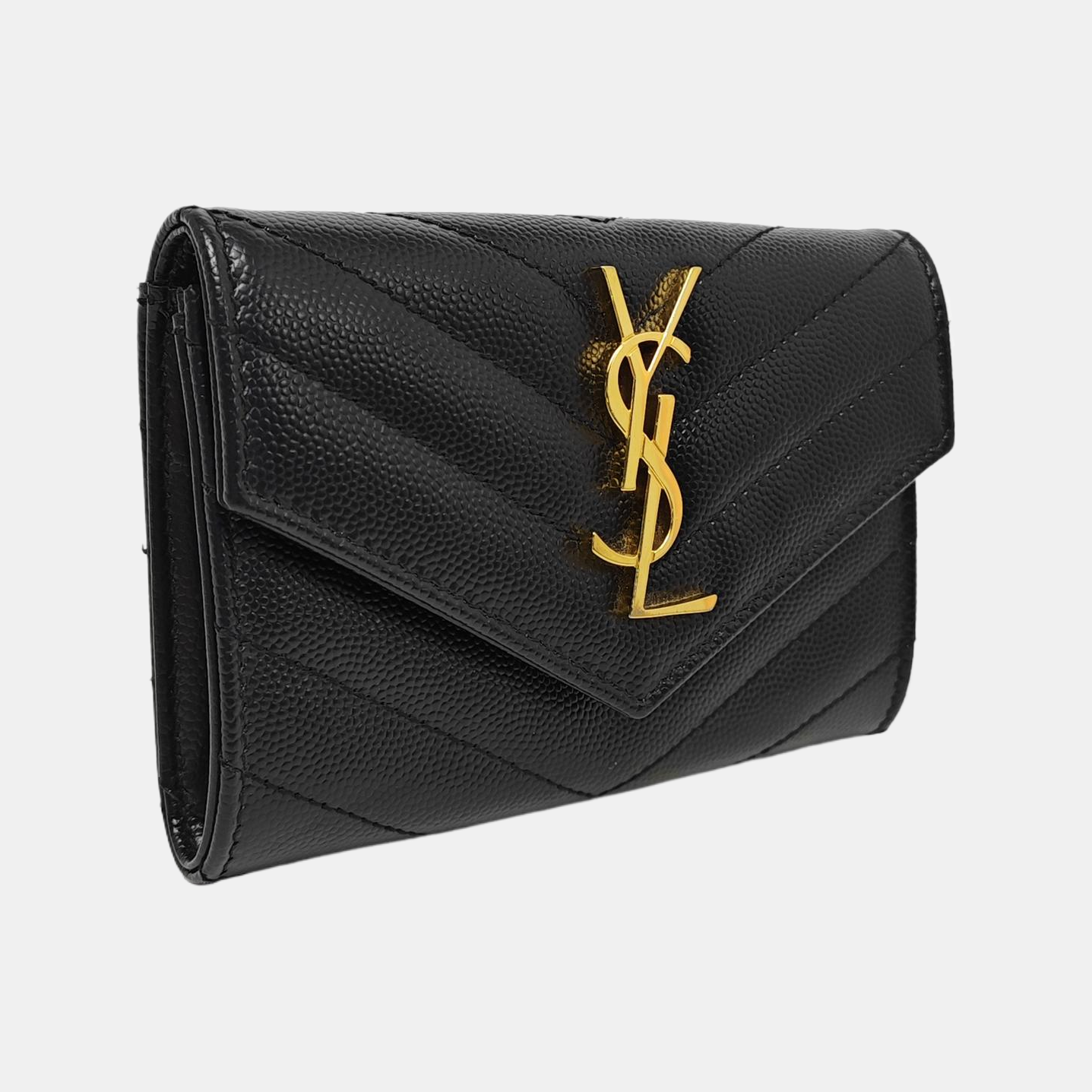MONOGRAM Quilted Calfskin Black Wallet