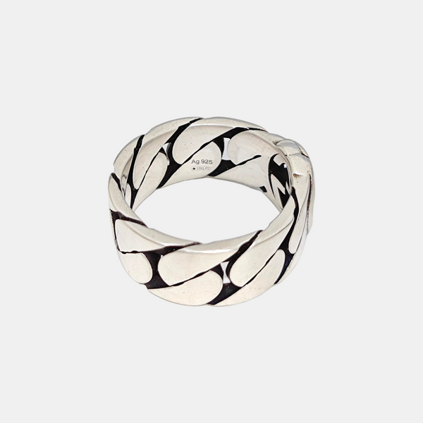 Interlocking G 925 Sterling Silver Ring HK 16