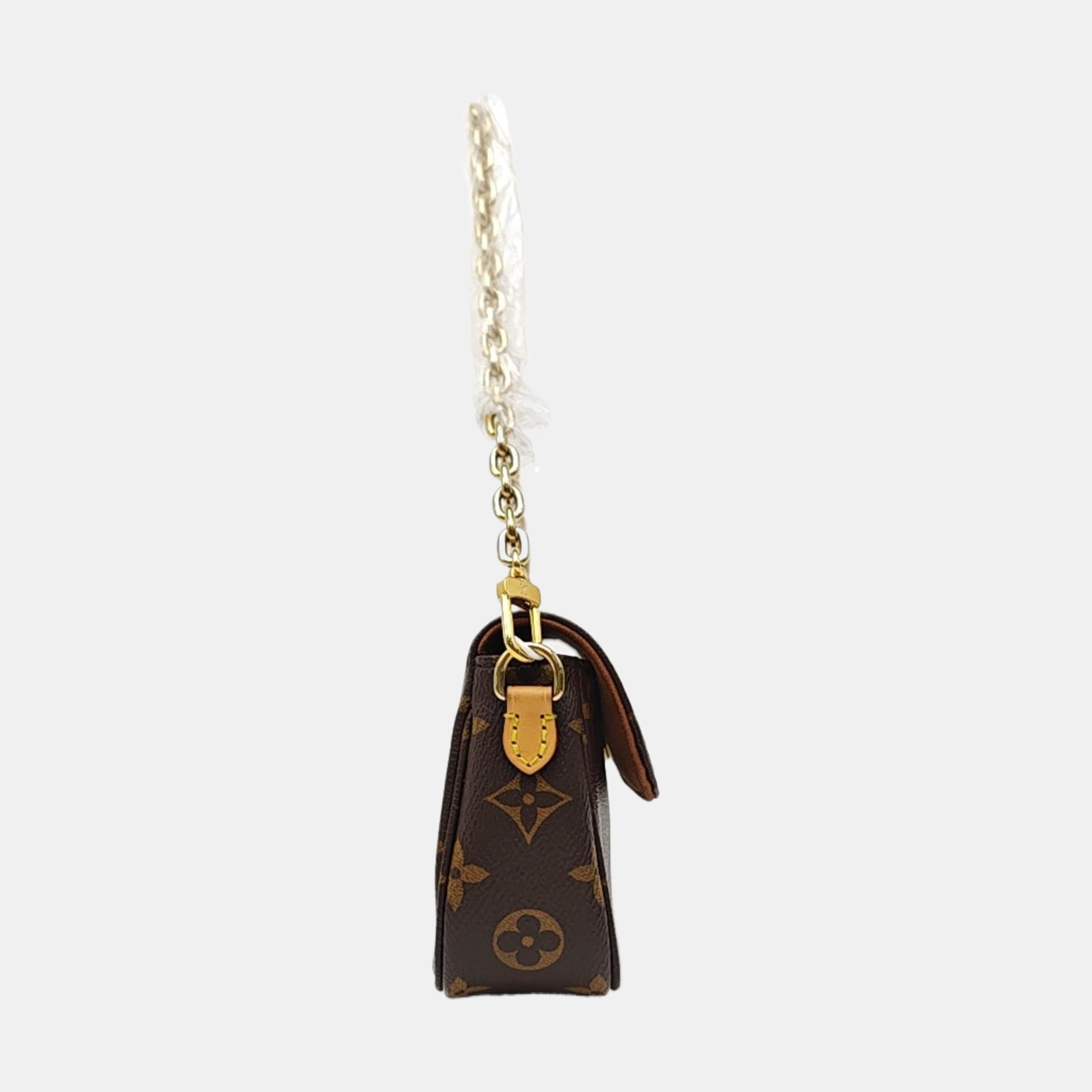 IVY Monogram Coated Canvas Brown