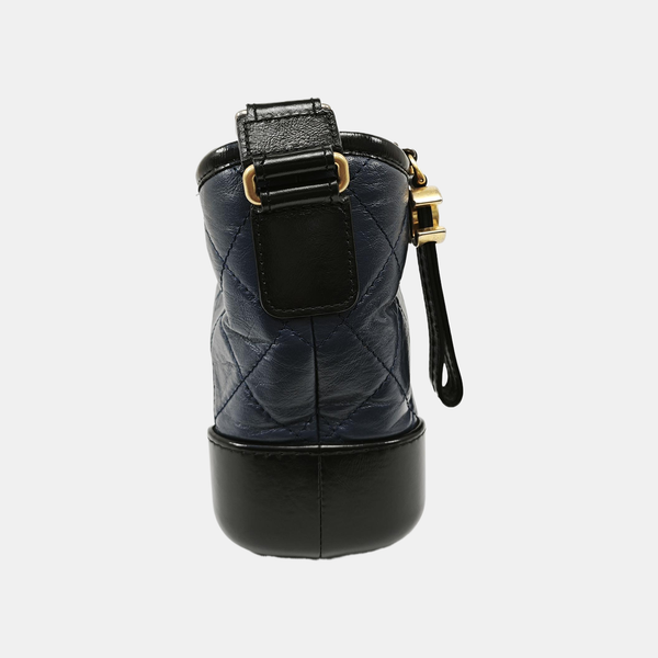 GABRIELLE Small Quilted Calfskin Blue