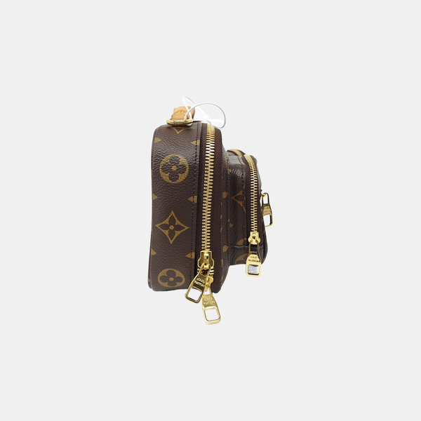 UTILITY Monogram Coated Canvas Brown