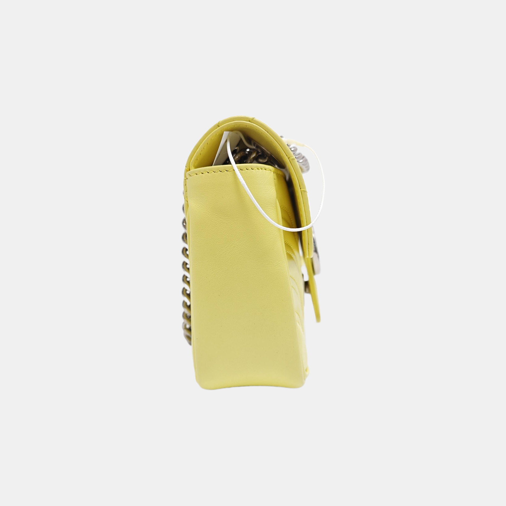 GG Marmont Small Quilted Calfskin Yellow