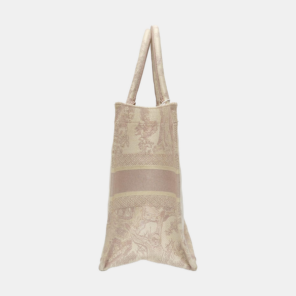 Book Tote Medium Canvas Pink