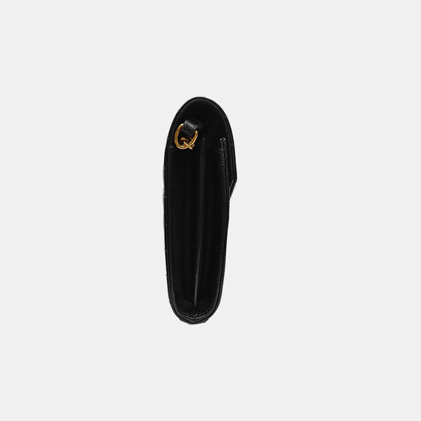 MONOGRAM Medium Chevron Calfskin Black