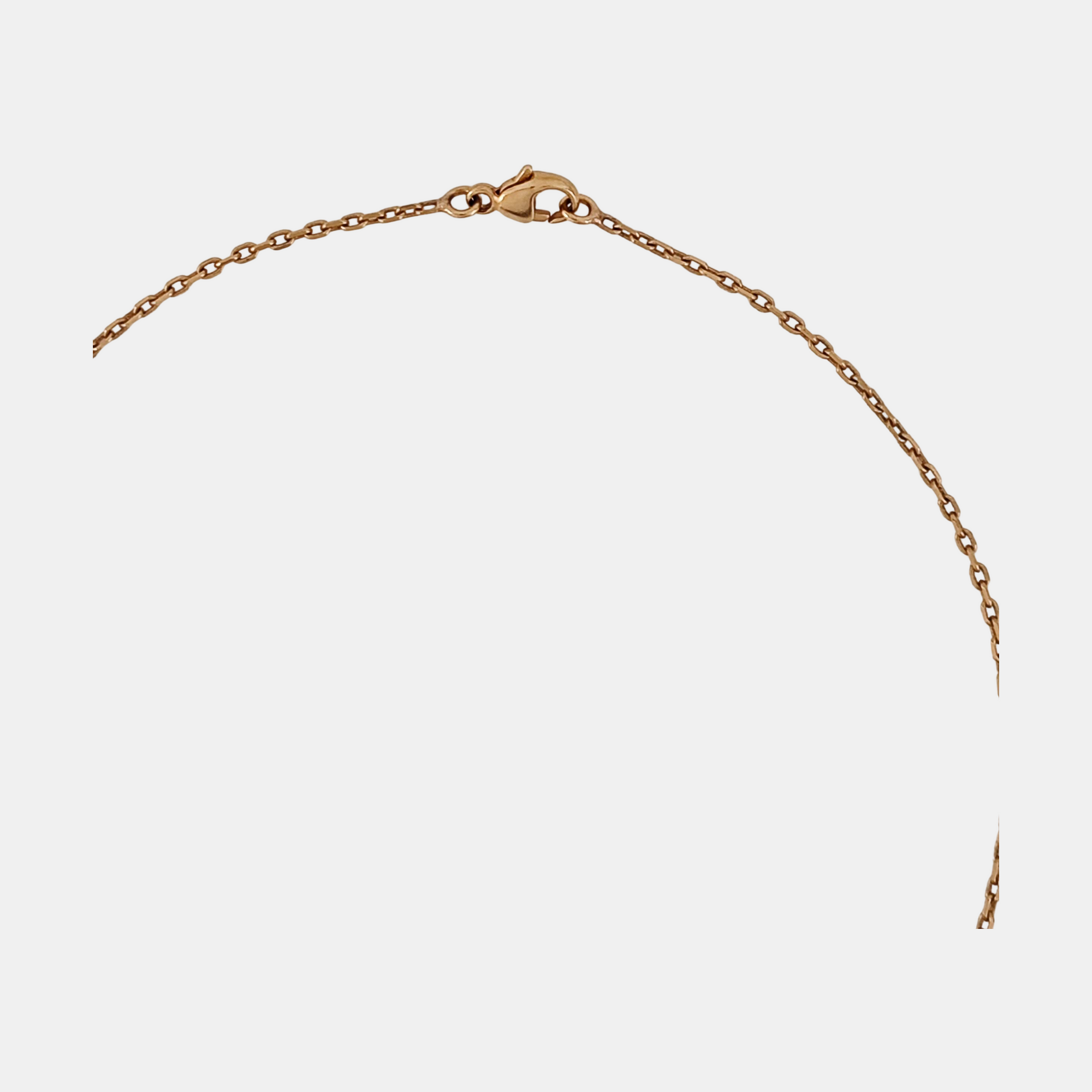 Pop H Metal Rose Gold Necklace