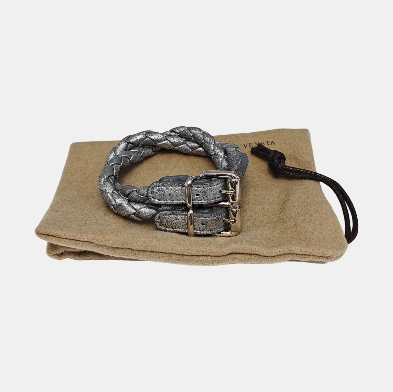 Leather Gray Bangle