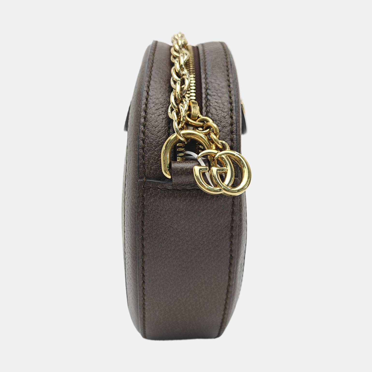 Ophidia Mini Monogram Coated Canvas Beige