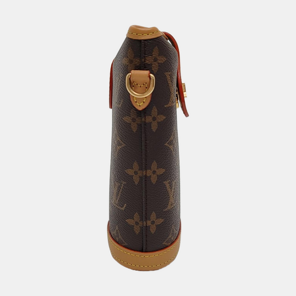FOLD ME Monogram Coated Canvas Brown