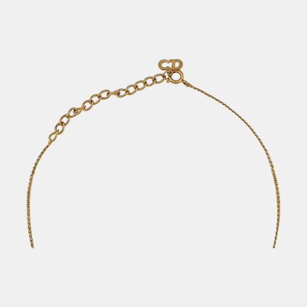Petit CD Metal Gold Necklace