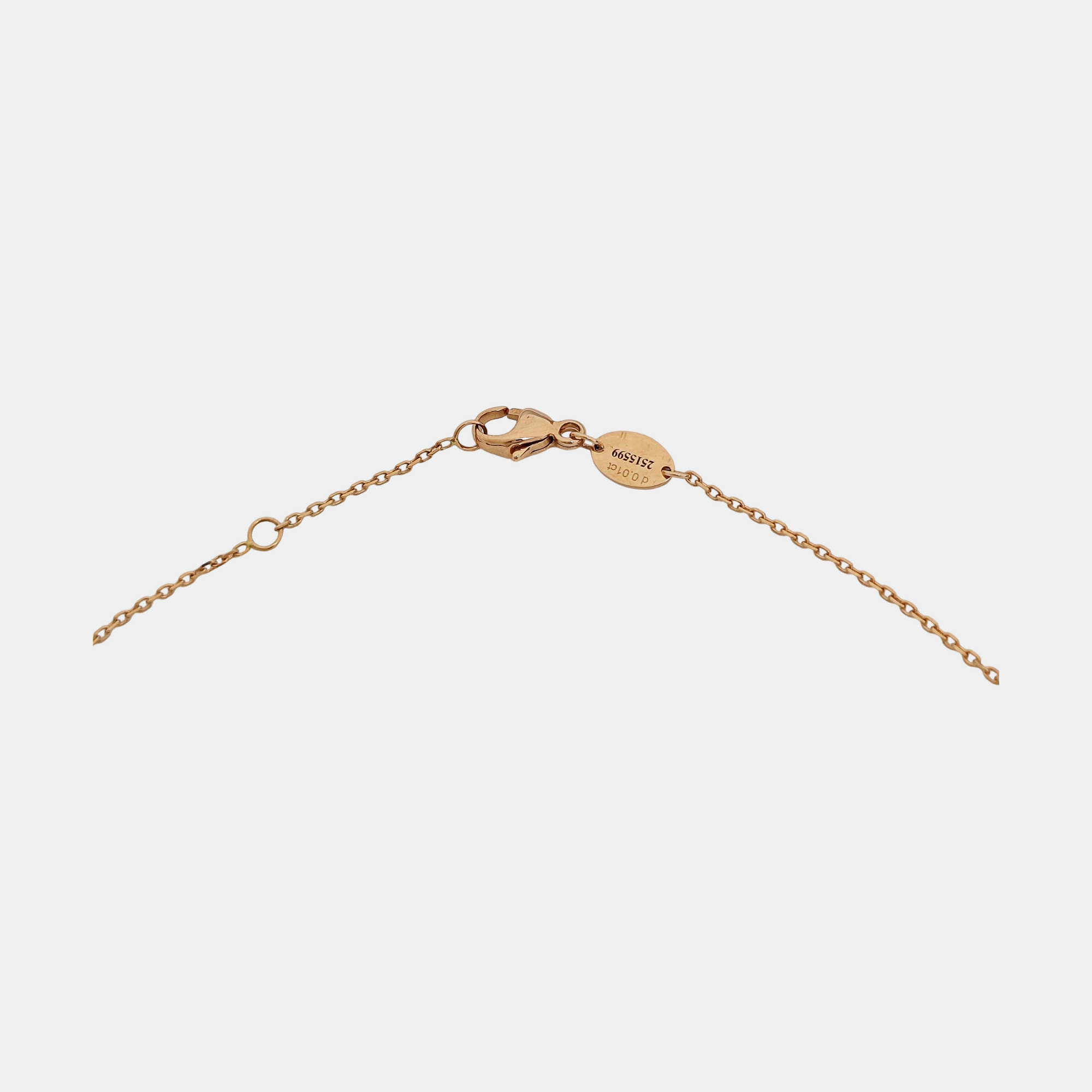 Jeux De Liens 18k Rose Gold Necklace