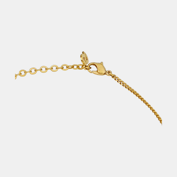 Petit CD Metal Gold Necklace