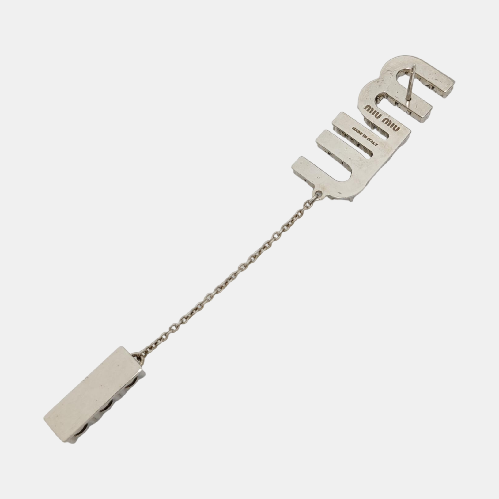 Metal Silver Earrings