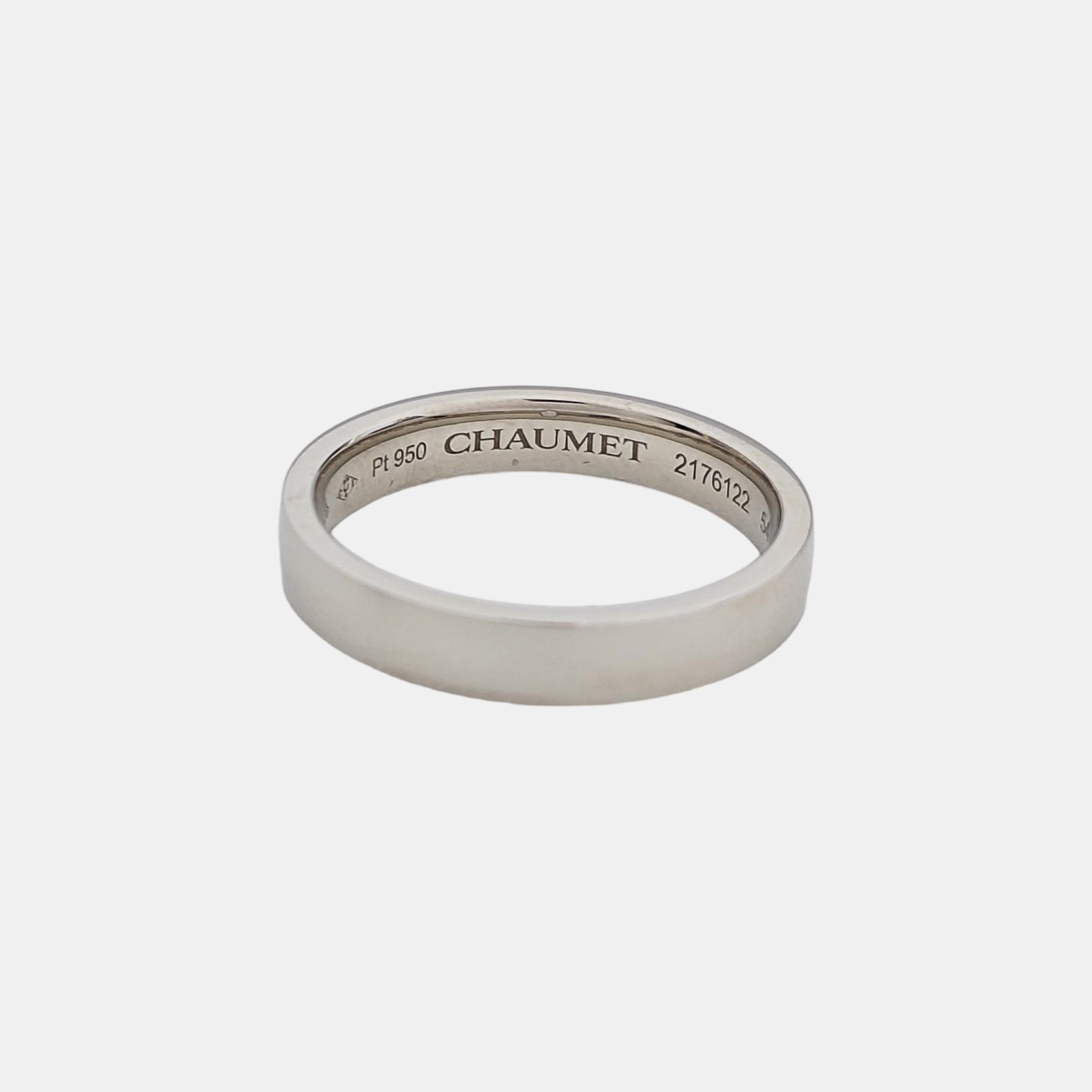 LES ÉTERNELLES Platinum 950 Silver Ring EU 54
