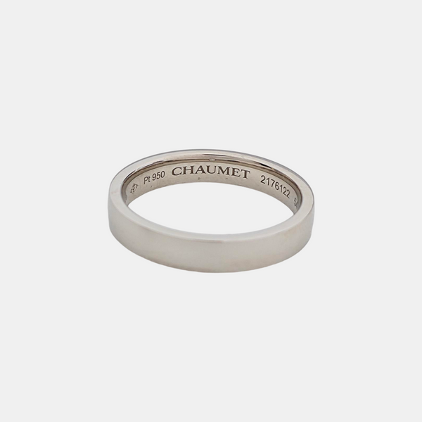 LES ÉTERNELLES Platinum 950 Silver Ring EU 54