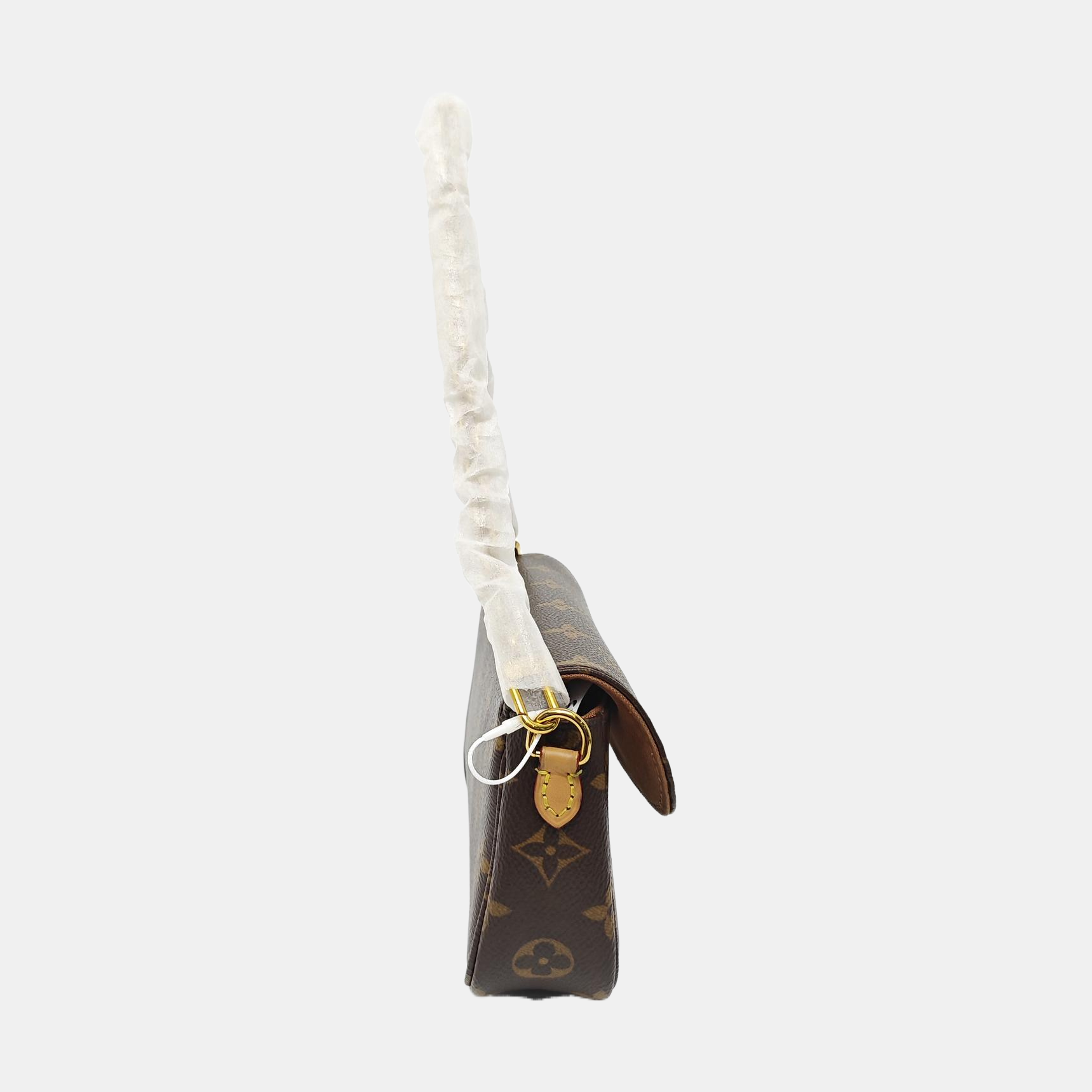 IVY Monogram Coated Canvas Brown