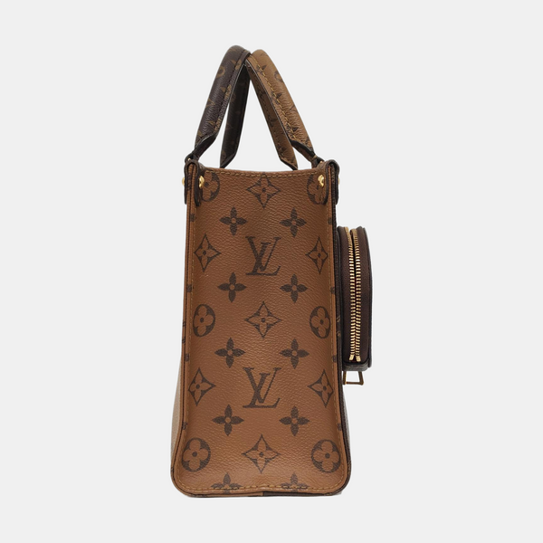 ONTHEGO PM Monogram Coated Canvas Brown