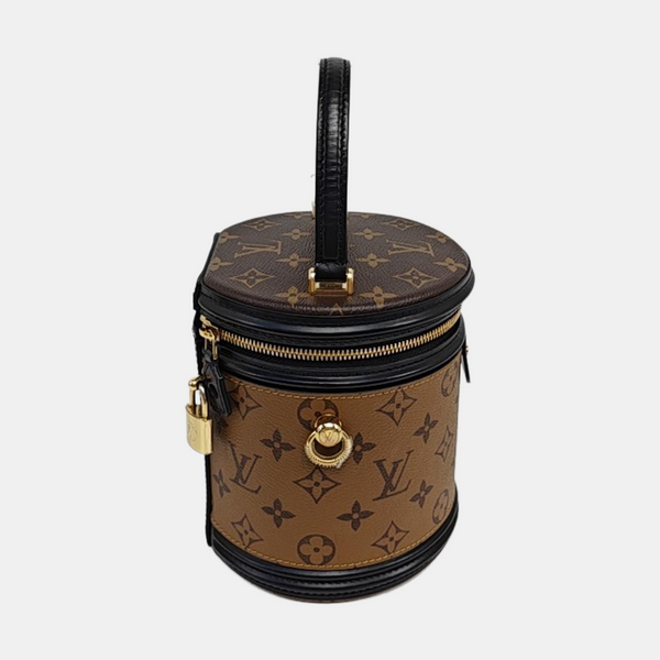 CANNES PM Monogram Coated Canvas Brown